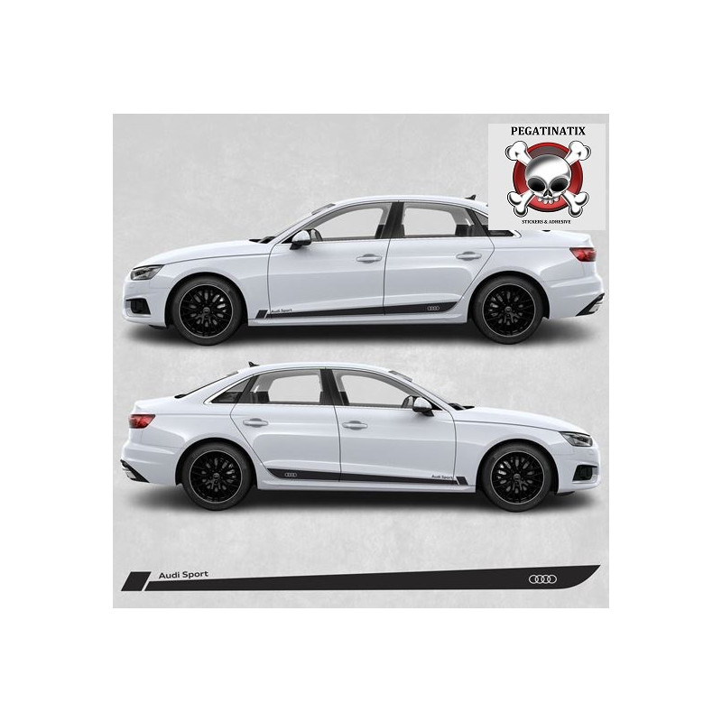 Audi A4 Side Stripes Stickers