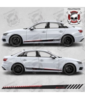 Audi A4 SPORT Side Stripes Stickers