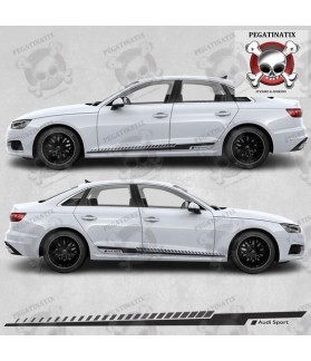 Audi A4 SPORT Side Stripes Stickers (Compatible Product)