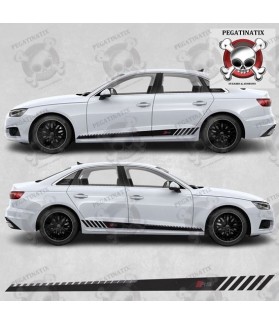 Audi A4 QUATTRO Side Stripes Stickers