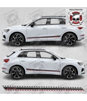 Audi Q3 SPORT Side Stripes Stickers (Compatible Product)