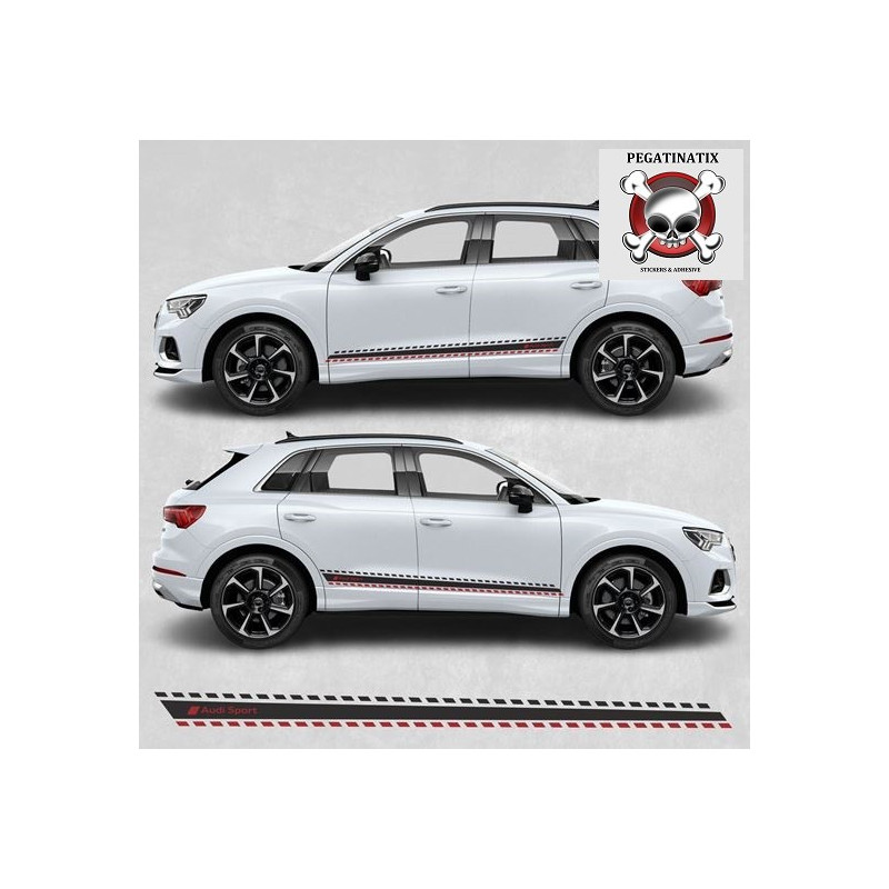Audi Q3 SPORT Side Stripes Adhesivo