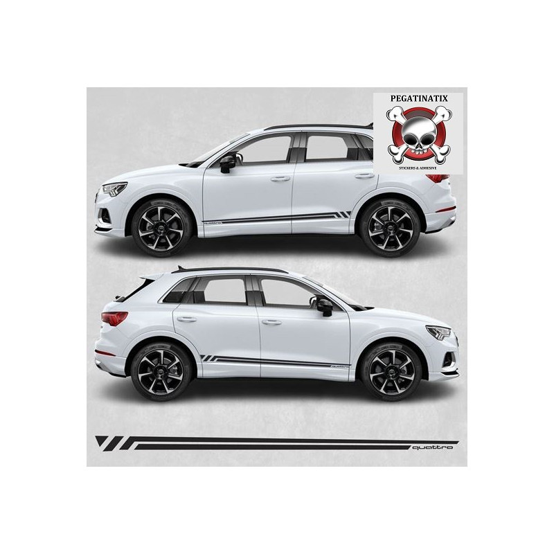 Audi Q3 QUATTRO Side Stripes ADESIVI
