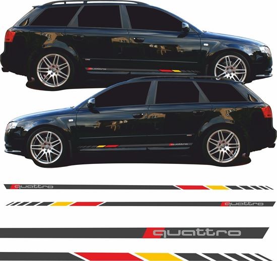 ADESIVO AUDI side stripes Audi A4 B6 / B7 Quattro