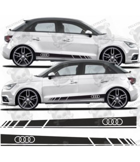 Audi A1 Side Stripes AUFKLEBER (Kompatibles Produkt)