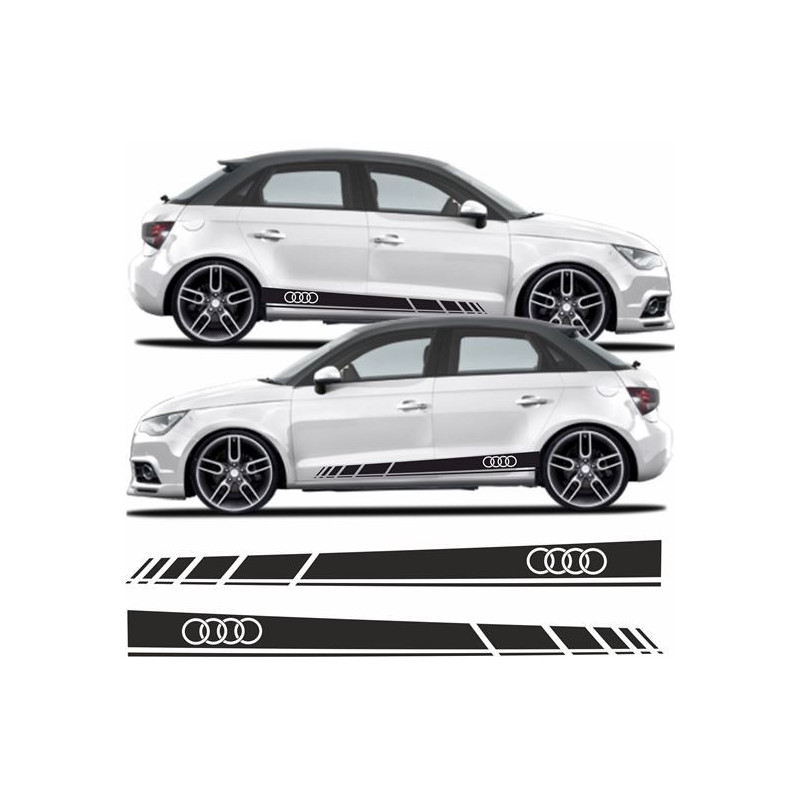 Audi A1 Side Stripes Adhesivo