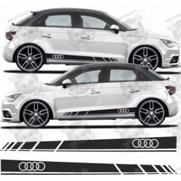 Audi A1 Side Stripes Adhesivo