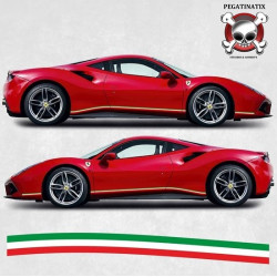 Ferrari 488 GTB Stripes stickers