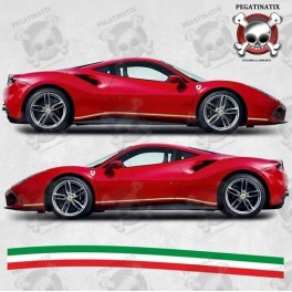 Ferrari 488 GTB Italia Stripes decals