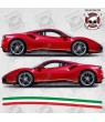 Ferrari 488 GTB Italia Stripes decals