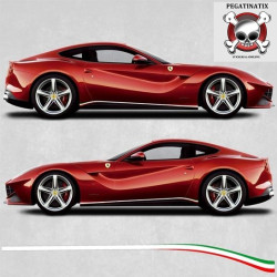 Ferrari F12 Berlinetta Italia Stripes adesivos