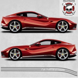 Ferrari F12 Berlinetta Italia Stripes  autocollant