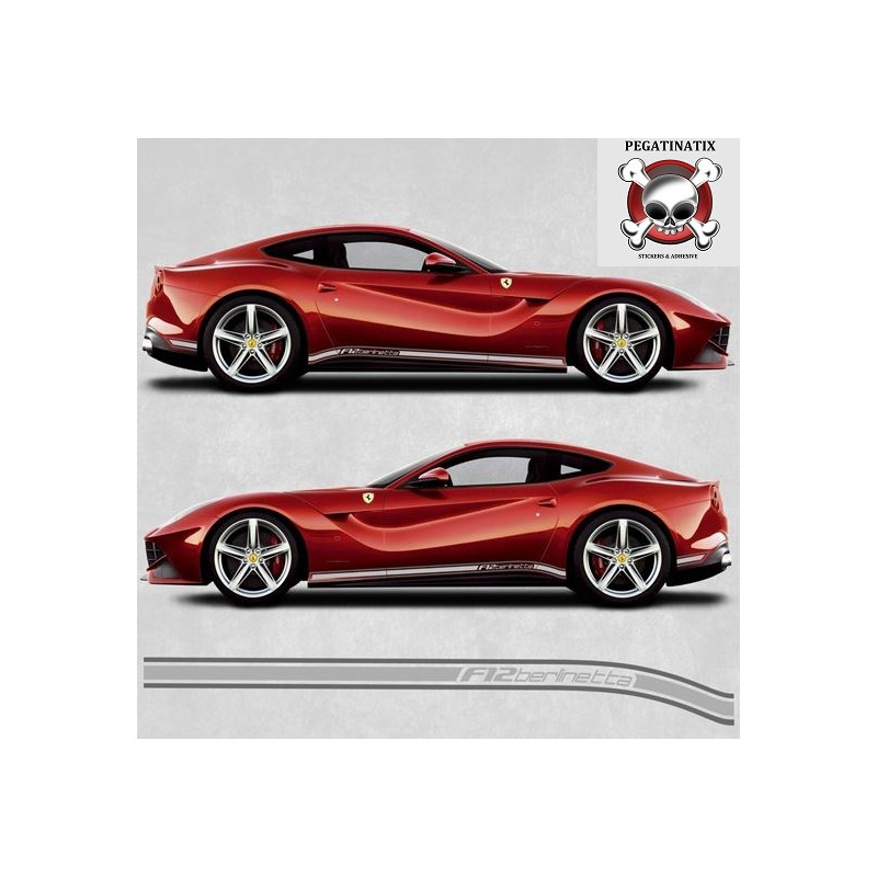 Ferrari F12 Berlinetta Italia Stripes stickers