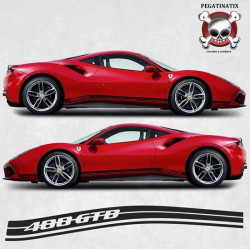 Ferrari 488 GTB over the top Stripes adhesivos
