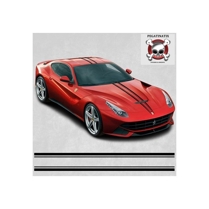 Ferrari F12 Berlinetta Stripes stickers