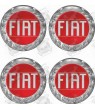 Fiat Wheel centre Gel Badges STICKERS