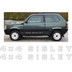 Fiat Panda 4x4 Sisley DECALS