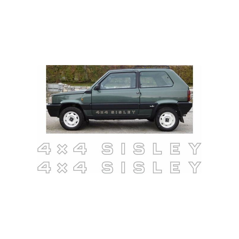 Fiat Panda 4x4 Sisley AUFKLEBER