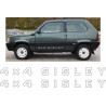 Fiat Panda 4x4 Sisley ADESIVOS