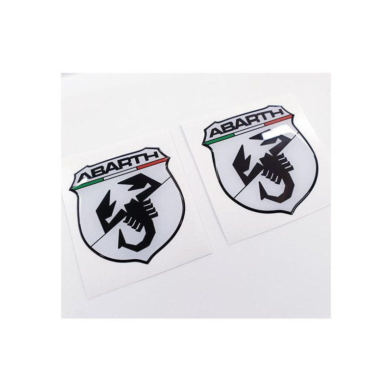 Fiat 500 / 595 Badge Domed Gel 70mm Aufkleber