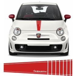 Fiat 500 /595 Abarth Bonnet Stripe AUTOCOLLANT