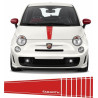 Fiat 500 /595 Abarth Bonnet Stripe ADESIVOS