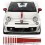 Fiat 500 /595 Abarth Bonnet Stripe STICKERS (Compatible Product)