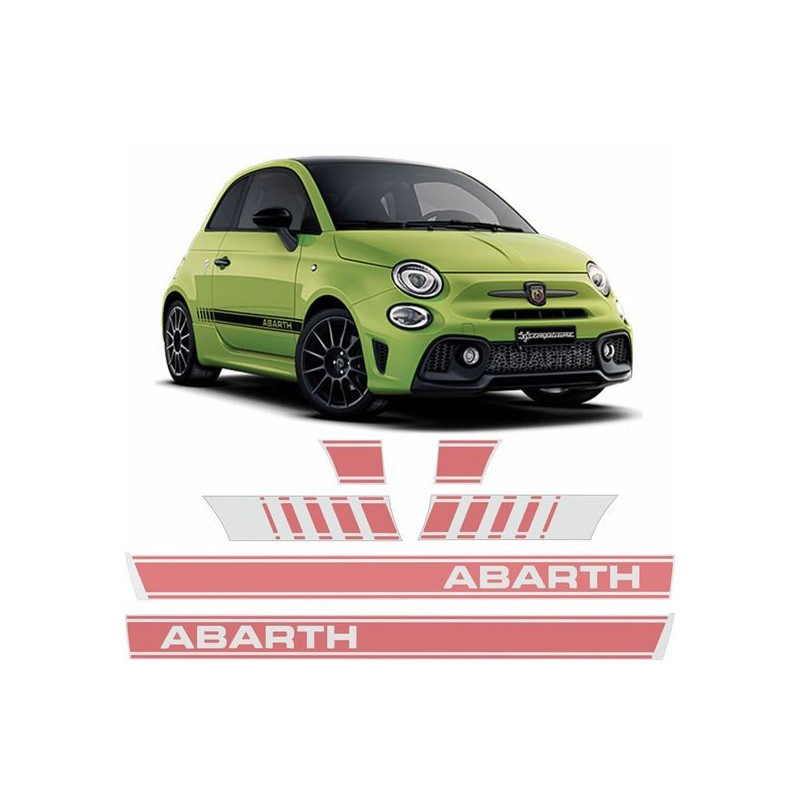 Fiat 595 Abarth side Stripes ADESIVI