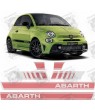 Fiat 595 Abarth side Stripes DECALS