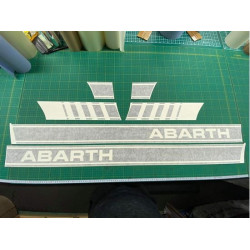 Fiat 595 Abarth side Stripes AUTOCOLLANT