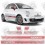 Fiat 500 Abarth side Stripes DECALS (Compatible Product)