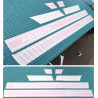 Fiat 500 Abarth side Stripes ADHESIVOS