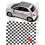 Fiat 500 Chequered Roof Decals AUTOCOLLANT (Produit compatible)