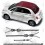 Fiat 500 / 595 side Zip Stripes ADESIVI (Prodotto compatibile)