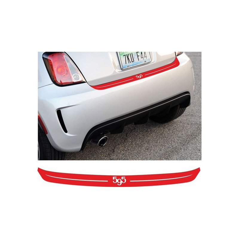 Fiat 595 2007 - 2015 rear bumper ADHESIVOS