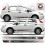 Fiat Punto Side Italian flag Stripes DECALS (Compatible Product)