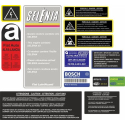 Fiat Uno Turbo Mk2 (89-95) Engine Bay AUFKLEBER