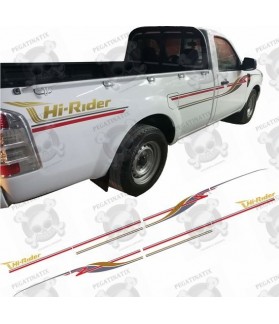 Ford Ranger "Hi-Rider" side Stripes ADESIVI (Prodotto compatibile)