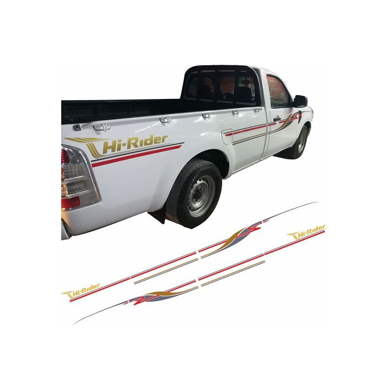 Ford Ranger "Hi-Rider" side Stripes ADHESIVOS Ford Ranger "Hi-Rider" side Stripes ADHESIVOS