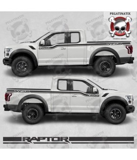 FORD F-150 Raptor side Stripes STICKER (Compatible Product)