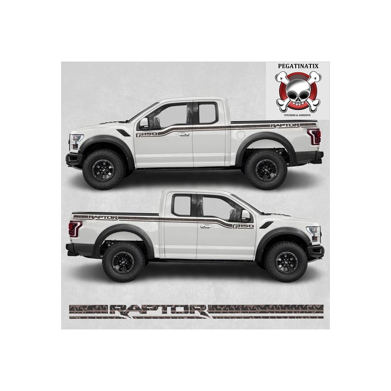 FORD F-150 Raptor side Stripes STICKER