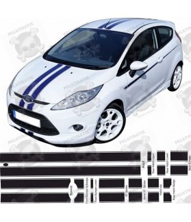 Ford Fiesta MK7 ST / ZS OTT Stripes AUTOCOLLANT (Produit compatible)