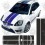 Ford Fiesta MK6 ST / ZS OTT Stripes ADESIVI (Prodotto compatibile)