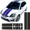 Ford Fiesta MK6 ST / ZS OTT Stripes ADHESIVOS (Producto compatible)