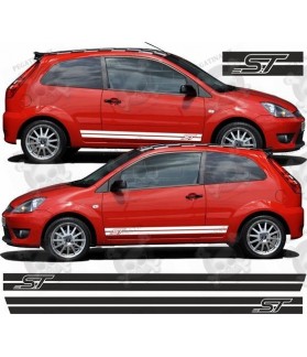 Ford Fiesta ST MK ST Stripes AUFKLEBER (Kompatibles Produkt)