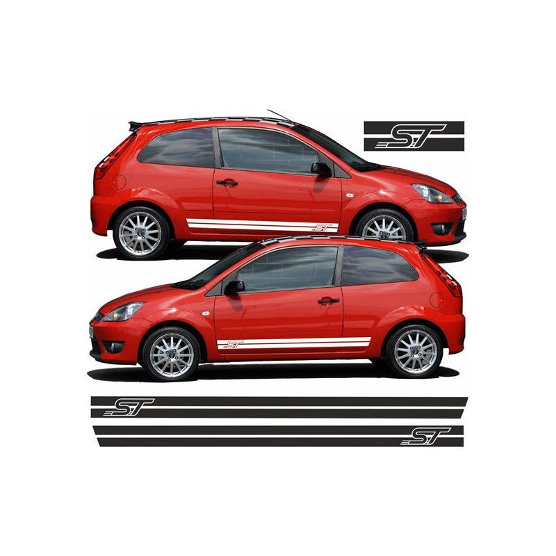 Ford Fiesta ST MK ST Stripes AUTOCOLLANT