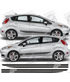 Ford Fiesta MK7 ST Stripes DECALS (Compatible Product)