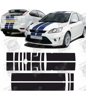 Ford Focus MK2 ST Stripes ADESIVI (Prodotto compatibile)