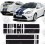 Ford Focus MK2 ST Stripes DECALS (Compatible Product)