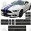 Ford Mustang GT (S550) 2015 on side Stripes AUTOCOLLANT (Produit compatible)